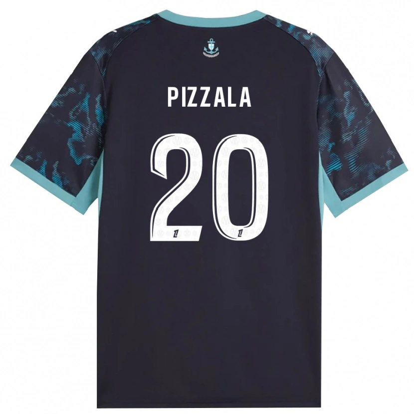 Danxen Dzieci Caroline Pizzala #20 Blado Turkusowy Biały Czarny Wyjazdowa Koszulka 2026/27 Koszulki Klubowe