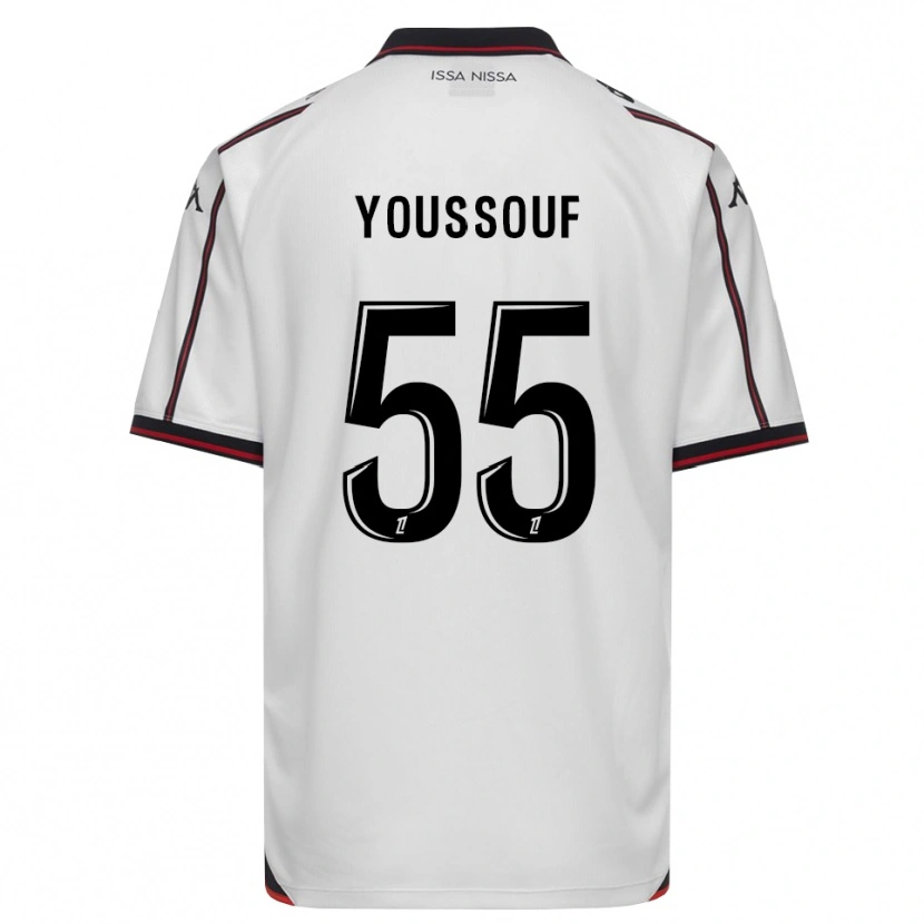 Danxen Dzieci Youssouf Ndayishimiye #55 Czarny Biały Wyjazdowa Koszulka 2026/27 Koszulki Klubowe