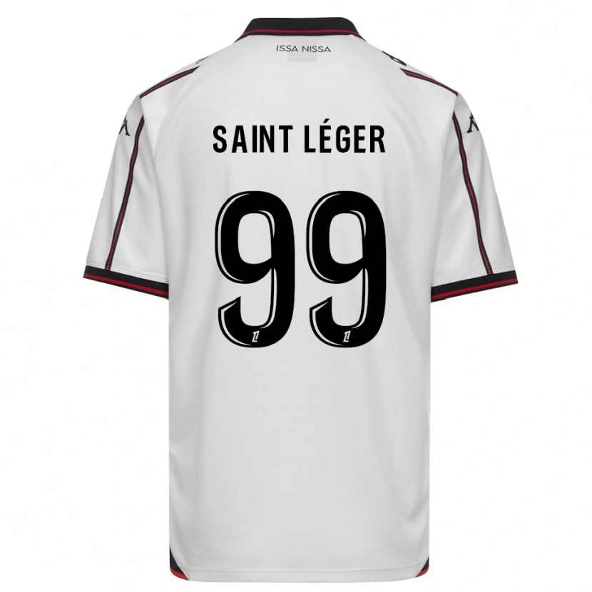 Danxen Dzieci Maureen Saint Léger #99 Czarny Biały Wyjazdowa Koszulka 2026/27 Koszulki Klubowe