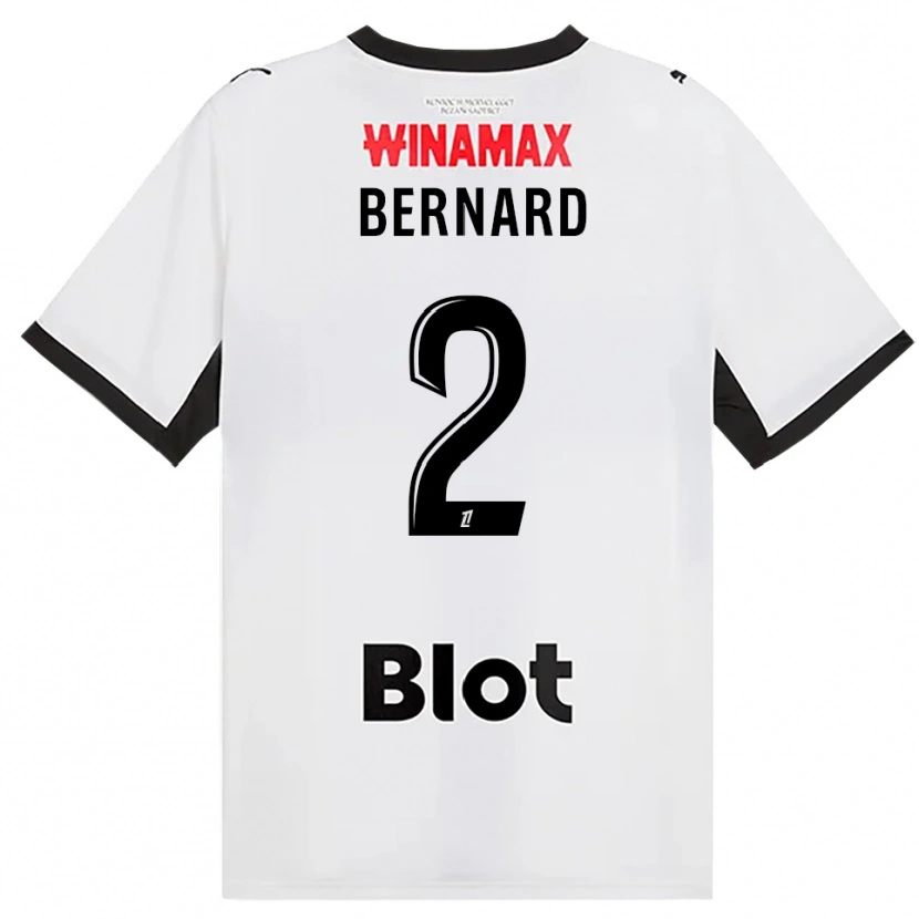 Danxen Dzieci Alexis Bernard #2 Czarny Biały Czerwony Wyjazdowa Koszulka 2026/27 Koszulki Klubowe