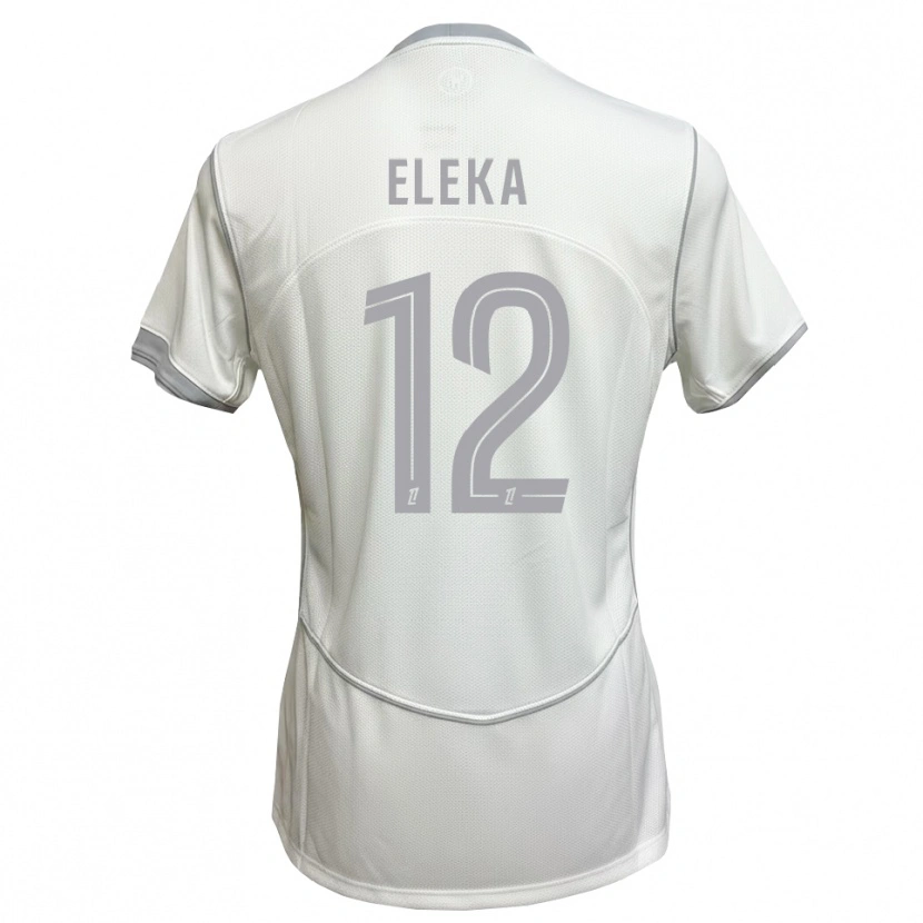 Danxen Dzieci Nathan Eleka #12 Biały Szary Wyjazdowa Koszulka 2026/27 Koszulki Klubowe