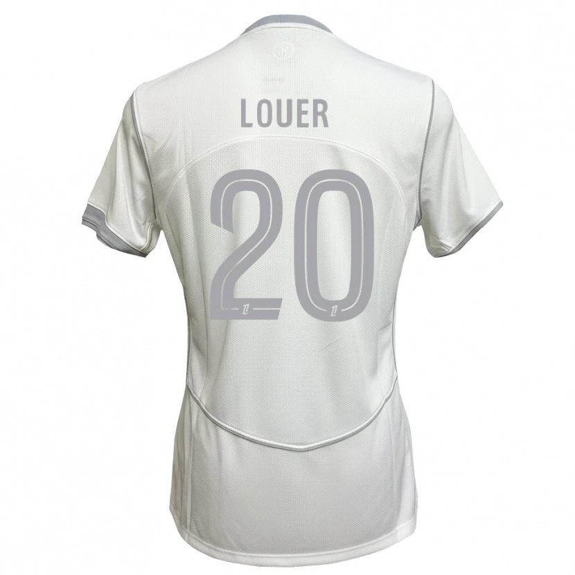 Danxen Dzieci Marius Louër #20 Biały Szary Wyjazdowa Koszulka 2026/27 Koszulki Klubowe