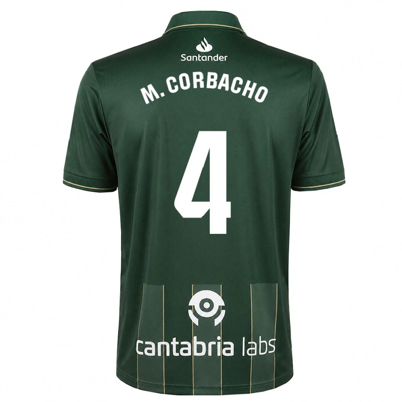 Danxen Dzieci María Corbacho Carrero #4 Ciemnoszary Szary Biały Wyjazdowa Koszulka 2026/27 Koszulki Klubowe