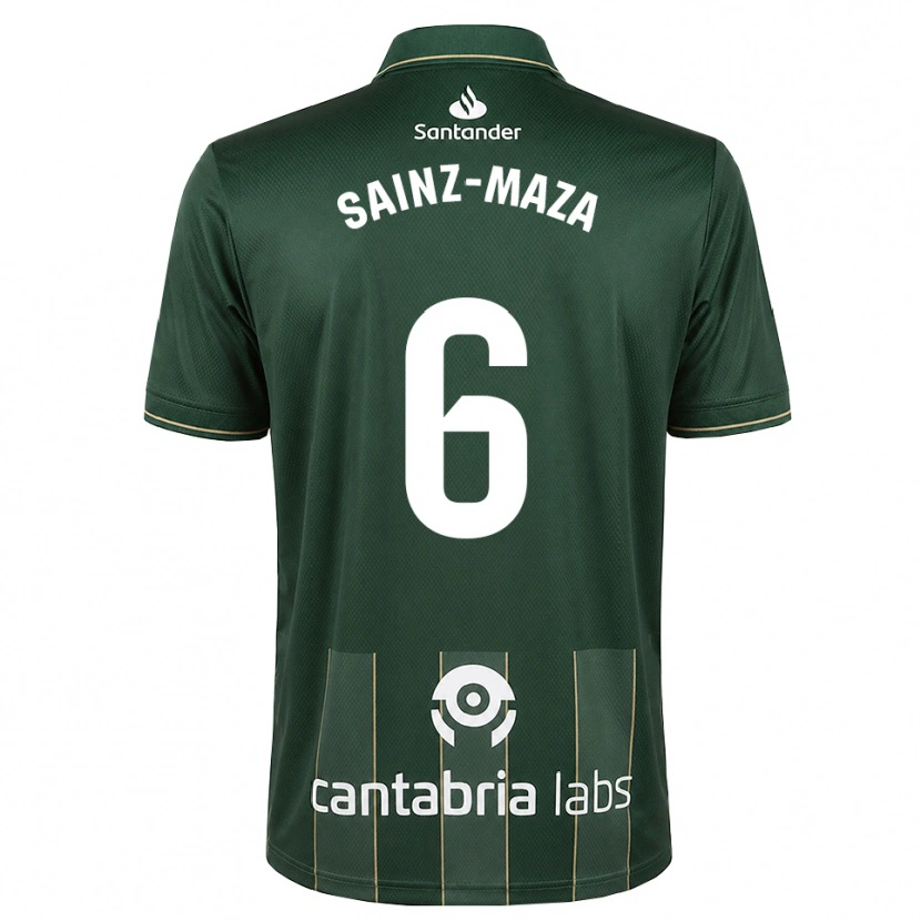 Danxen Dzieci Íñigo Sainz-Maza #6 Ciemnoszary Szary Biały Wyjazdowa Koszulka 2026/27 Koszulki Klubowe