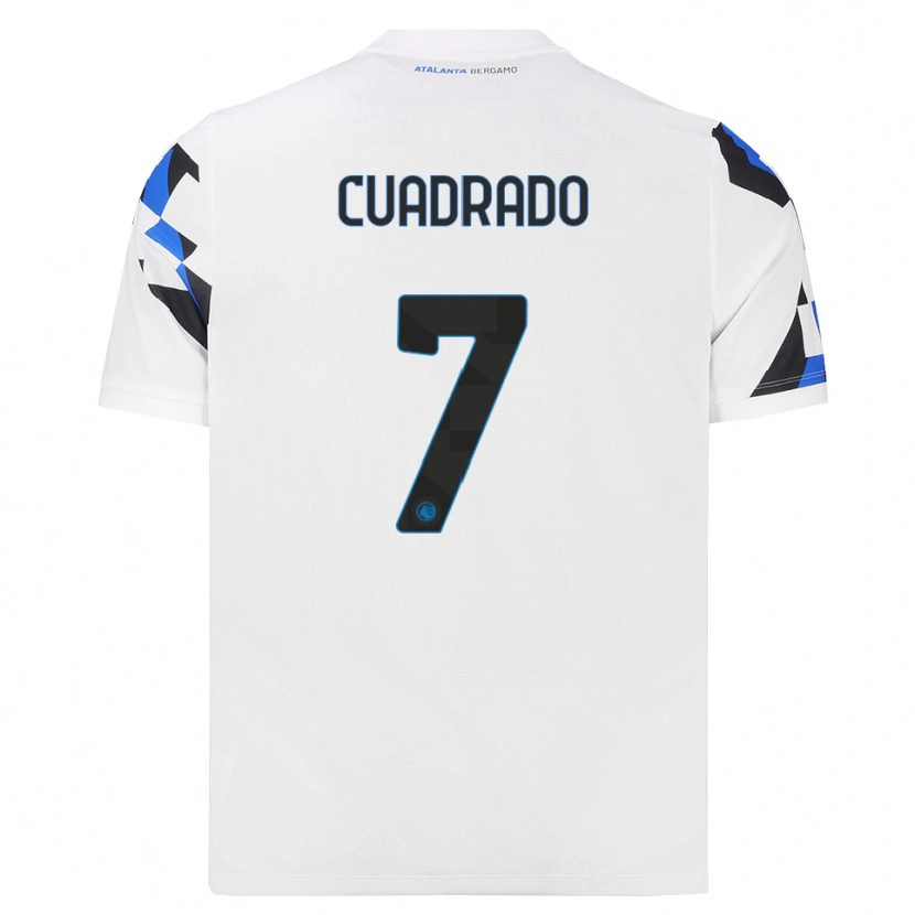 Danxen Dzieci Juan Cuadrado #7 Biały Czerwony Niebieski Wyjazdowa Koszulka 2026/27 Koszulki Klubowe