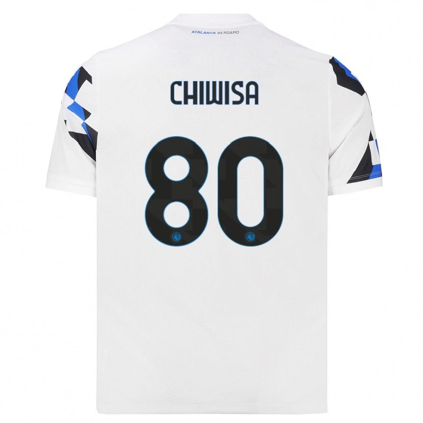 Danxen Dzieci Mannah Chiwisa #80 Biały Czerwony Niebieski Wyjazdowa Koszulka 2026/27 Koszulki Klubowe