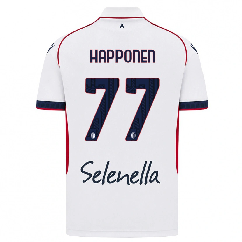 Danxen Dzieci Ukko Happonen #77 Biały Czerwony Królewski Niebieski Wyjazdowa Koszulka 2026/27 Koszulki Klubowe