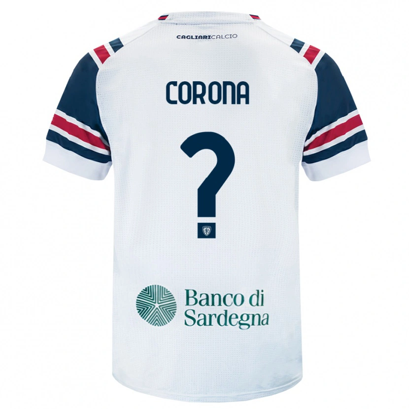 Danxen Dzieci Leonardo Corona #0 Biały Czerwony Zielony Wyjazdowa Koszulka 2026/27 Koszulki Klubowe