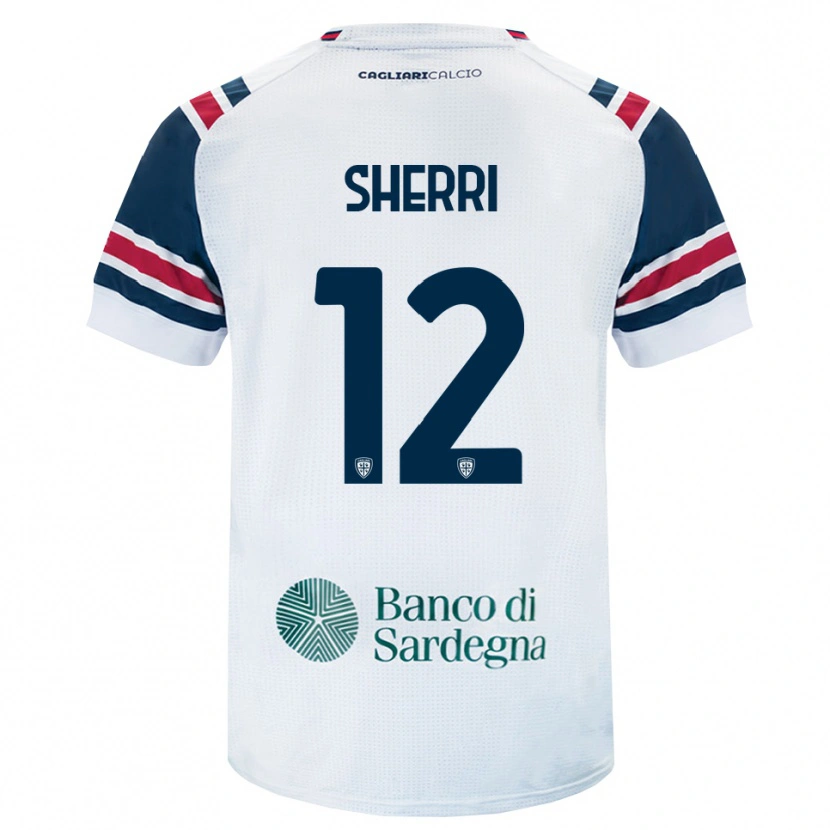 Danxen Dzieci Alen Sherri #12 Biały Czerwony Zielony Wyjazdowa Koszulka 2026/27 Koszulki Klubowe