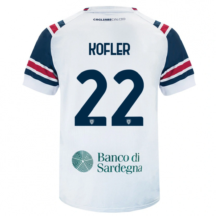 Danxen Dzieci Raphael Kofler #22 Biały Czerwony Zielony Wyjazdowa Koszulka 2026/27 Koszulki Klubowe