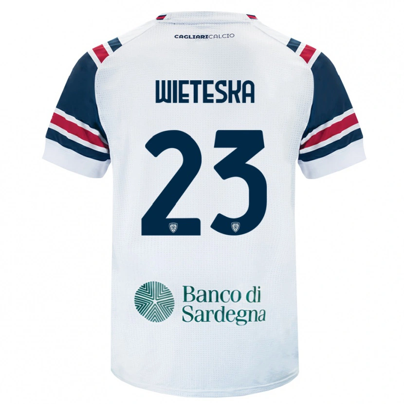 Danxen Dzieci Mateusz Wieteska #23 Biały Czerwony Zielony Wyjazdowa Koszulka 2026/27 Koszulki Klubowe