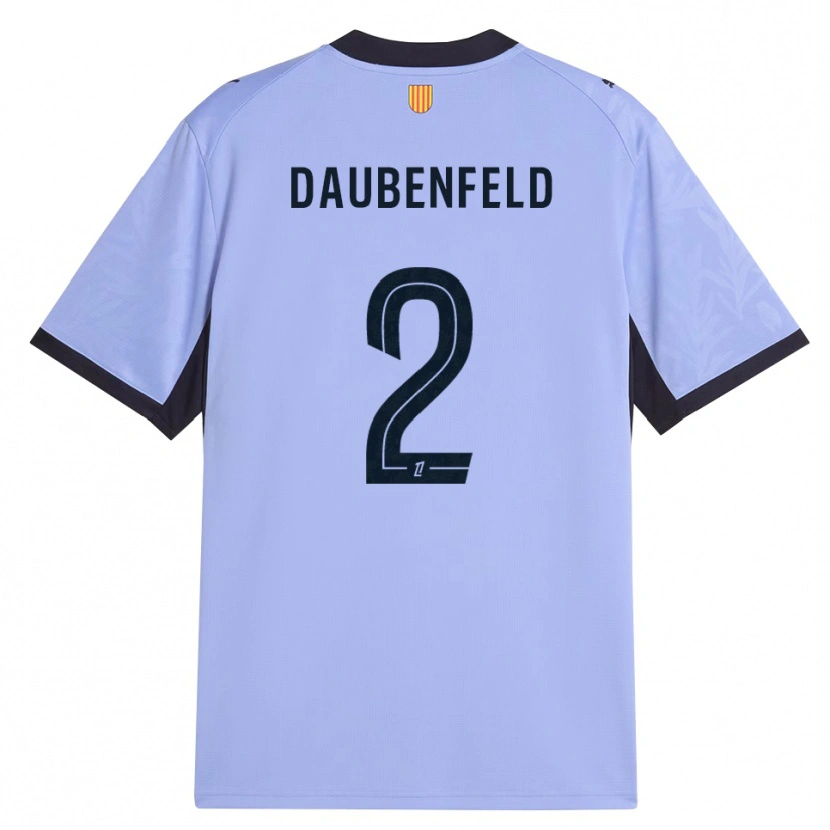 Danxen Dzieci Lucas Daubenfeld #2 Lawendowy Czarny Trzeci Komplet Koszulka 2026/27 Koszulki Klubowe