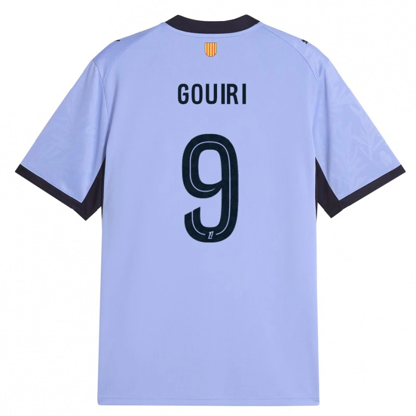 Danxen Dzieci Amine Gouiri #9 Lawendowy Czarny Trzeci Komplet Koszulka 2026/27 Koszulki Klubowe