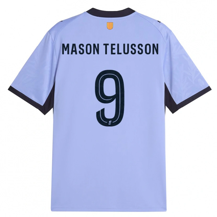 Danxen Dzieci Jah-Mason Telusson #9 Lawendowy Czarny Trzeci Komplet Koszulka 2026/27 Koszulki Klubowe