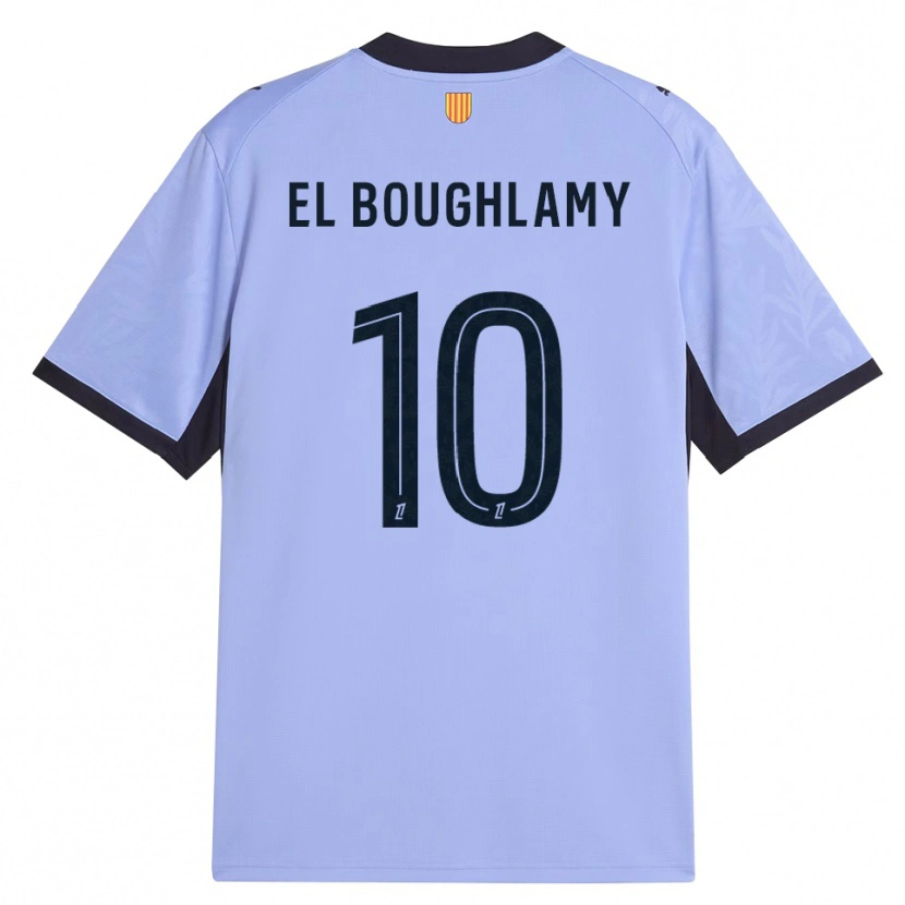 Danxen Dzieci Adam El Boughlamy #10 Lawendowy Czarny Trzeci Komplet Koszulka 2026/27 Koszulki Klubowe