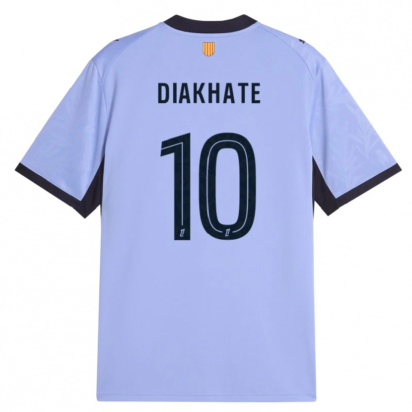 Danxen Dzieci Ndeye Awa Diakhaté #10 Lawendowy Czarny Trzeci Komplet Koszulka 2026/27 Koszulki Klubowe