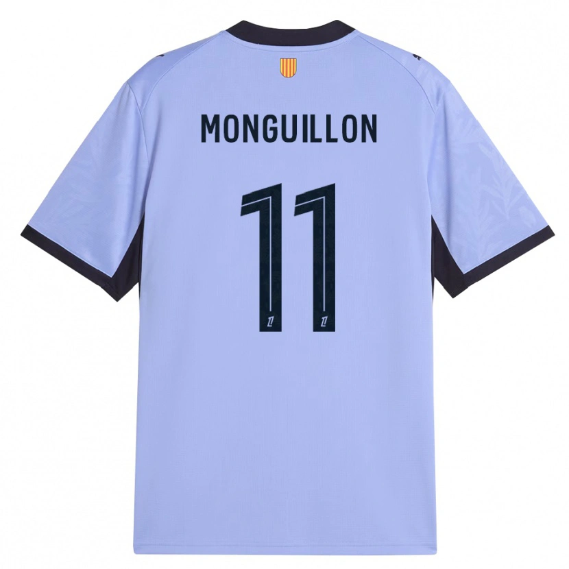 Danxen Dzieci Coralie Monguillon #11 Lawendowy Czarny Trzeci Komplet Koszulka 2026/27 Koszulki Klubowe