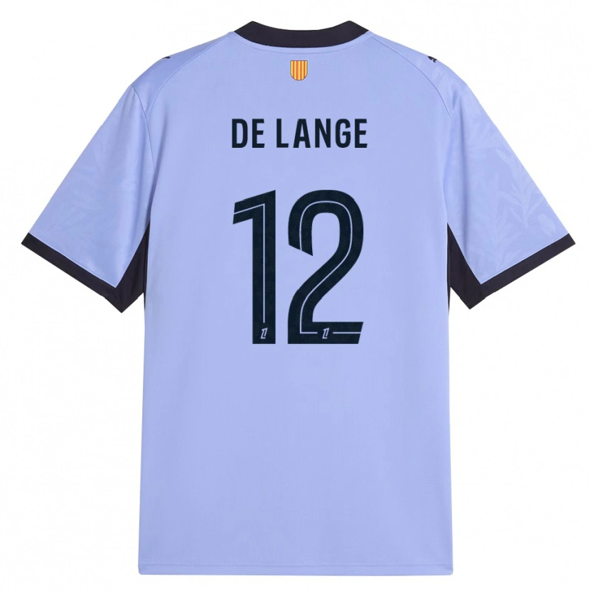 Danxen Dzieci Jeffrey De Lange #12 Lawendowy Czarny Trzeci Komplet Koszulka 2026/27 Koszulki Klubowe