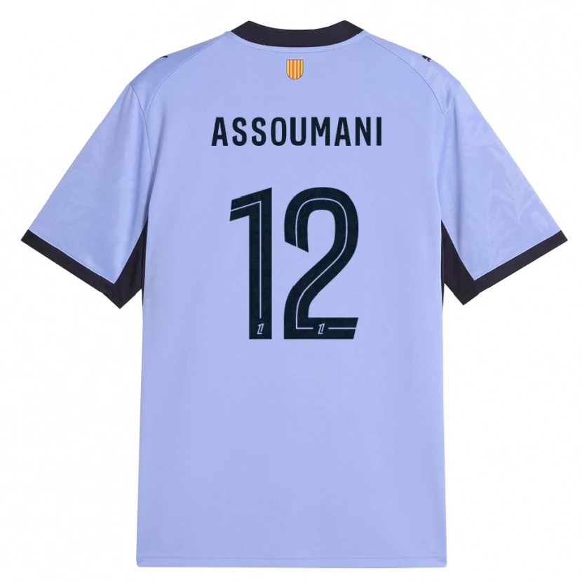 Danxen Dzieci Saïfi Assoumani #12 Lawendowy Czarny Trzeci Komplet Koszulka 2026/27 Koszulki Klubowe