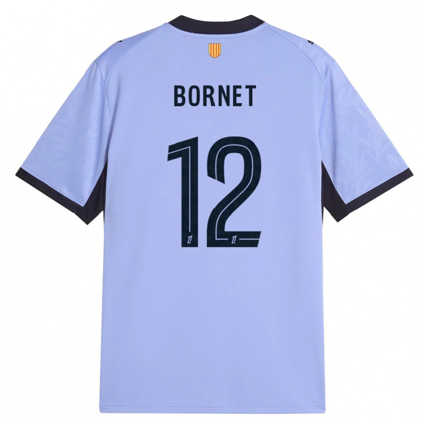 Danxen Dzieci Camille Bornet #12 Lawendowy Czarny Trzeci Komplet Koszulka 2026/27 Koszulki Klubowe
