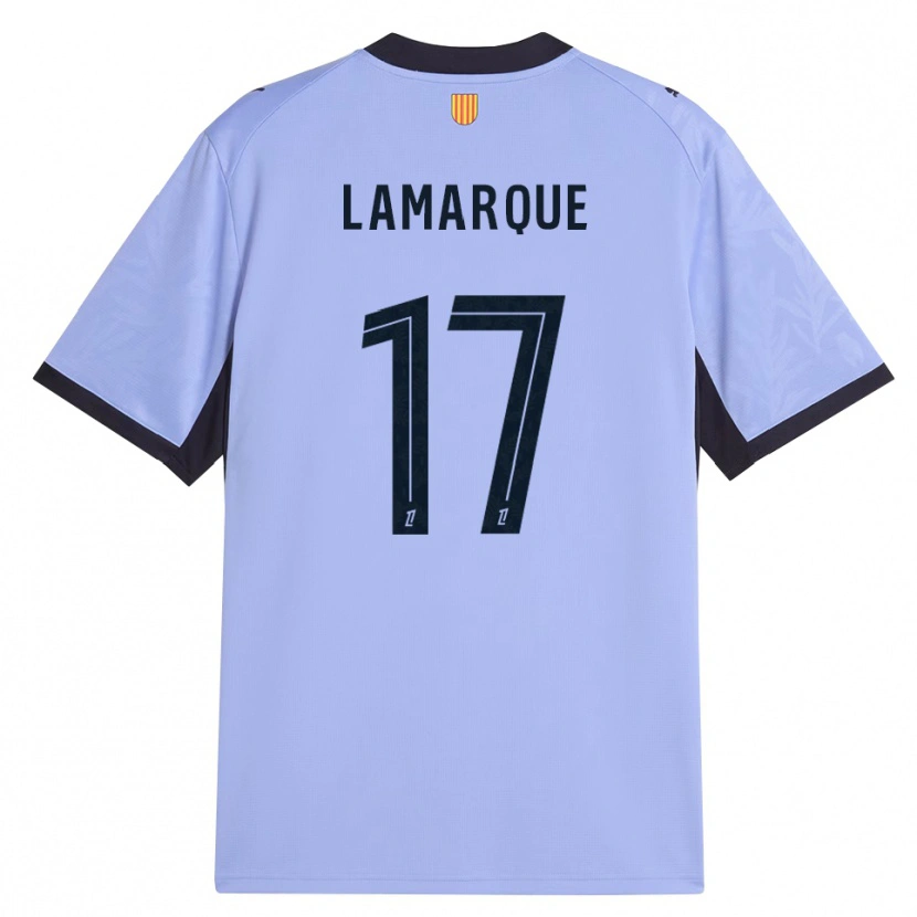 Danxen Dzieci Alais Lamarque #17 Lawendowy Czarny Trzeci Komplet Koszulka 2026/27 Koszulki Klubowe