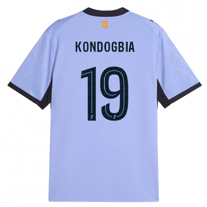 Danxen Dzieci Geoffrey Kondogbia #19 Lawendowy Czarny Trzeci Komplet Koszulka 2026/27 Koszulki Klubowe