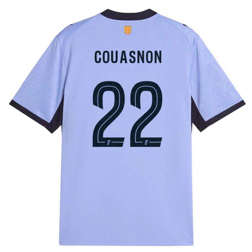 Danxen Dzieci Roxane Couasnon #22 Lawendowy Czarny Trzeci Komplet Koszulka 2026/27 Koszulki Klubowe
