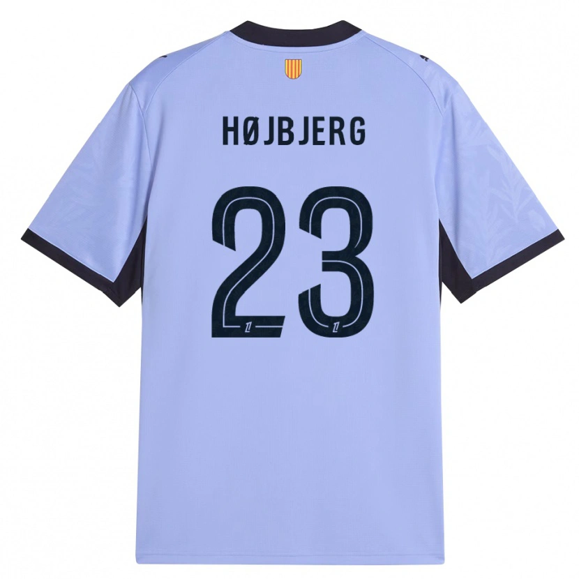 Danxen Dzieci Pierre-Emile Højbjerg #23 Lawendowy Czarny Trzeci Komplet Koszulka 2026/27 Koszulki Klubowe