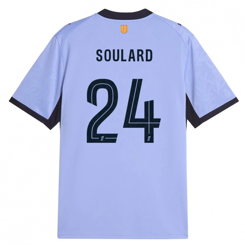 Danxen Dzieci Amandine Soulard #24 Lawendowy Czarny Trzeci Komplet Koszulka 2026/27 Koszulki Klubowe