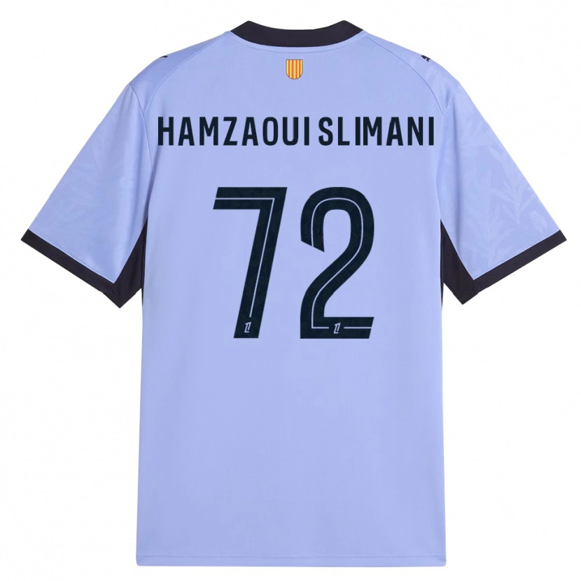 Danxen Dzieci Hilan Hamzaoui Slimani #72 Lawendowy Czarny Trzeci Komplet Koszulka 2026/27 Koszulki Klubowe