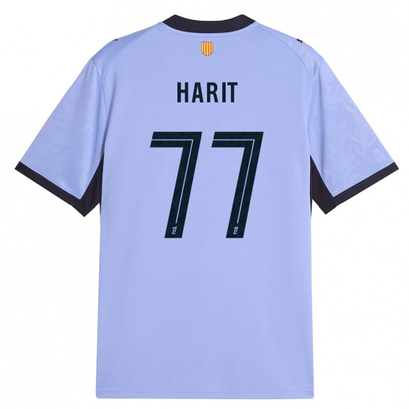 Danxen Dzieci Amine Harit #77 Lawendowy Czarny Trzeci Komplet Koszulka 2026/27 Koszulki Klubowe
