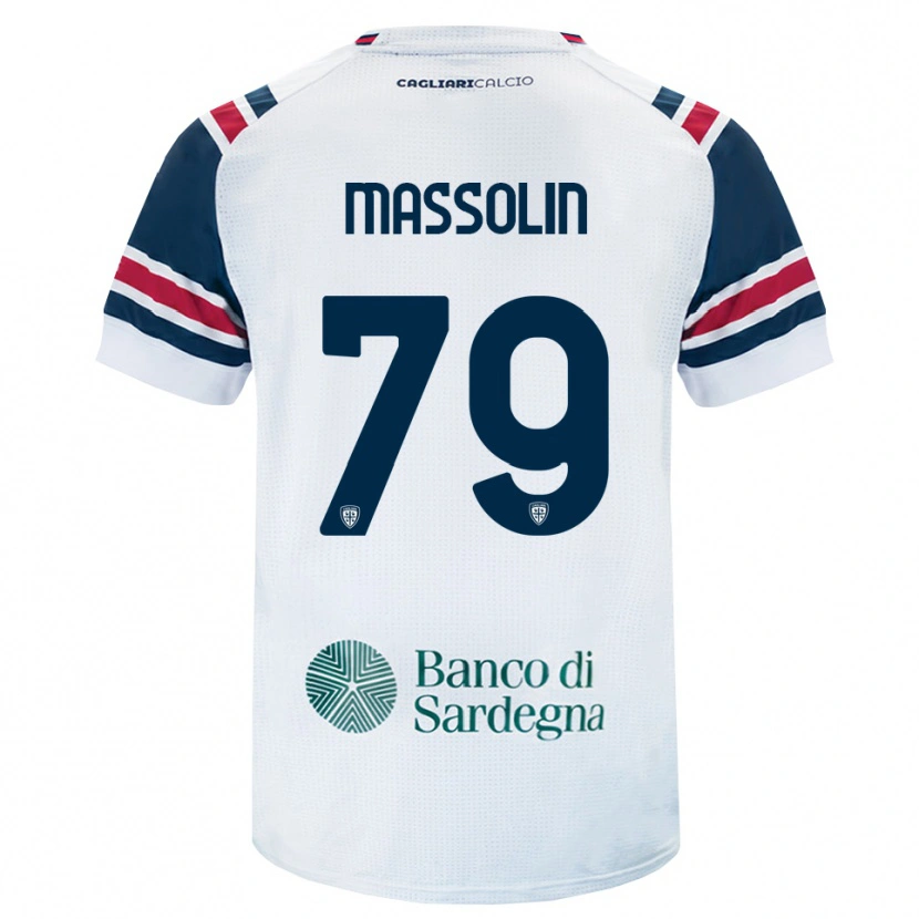 Danxen Dzieci Yanis Massolin #79 Biały Czerwony Zielony Wyjazdowa Koszulka 2026/27 Koszulki Klubowe