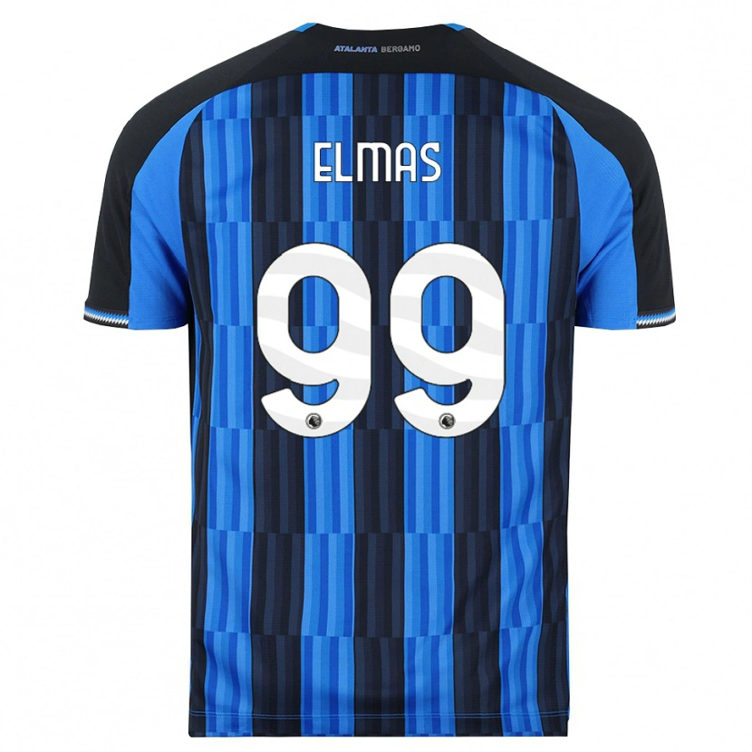 Danxen Dzieci Eljif Elmas #99 Niebieski Czarny Czerwony Domowa Koszulka 2026/27 Koszulki Klubowe