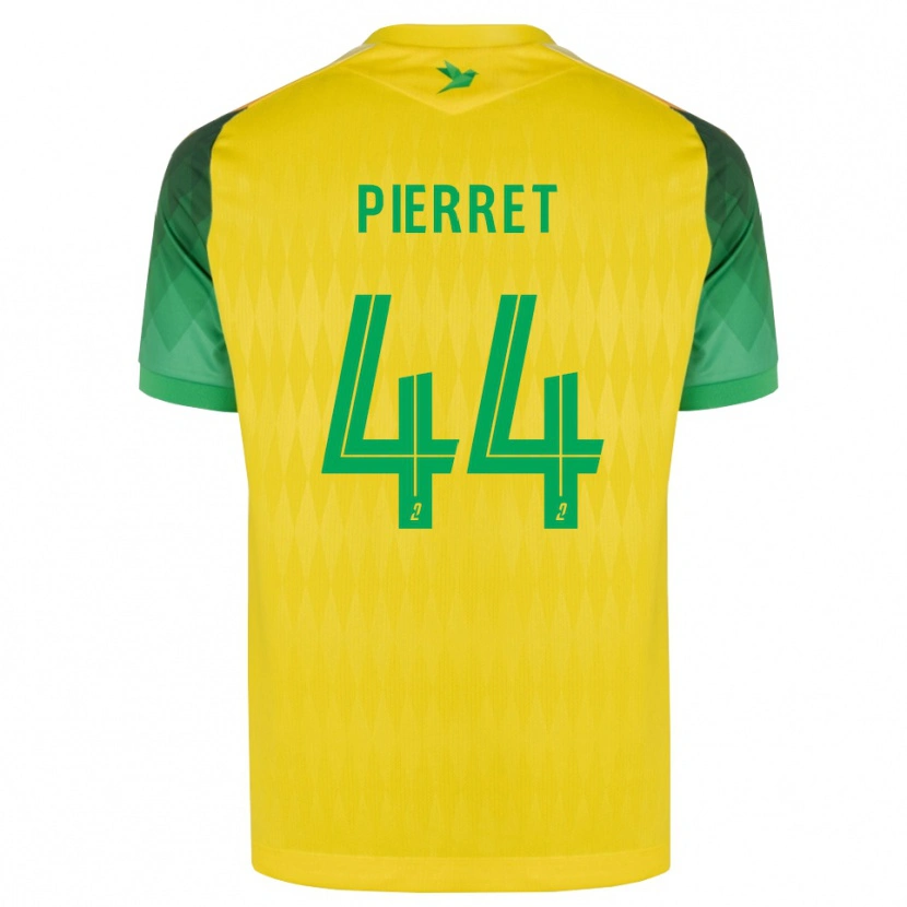 Danxen Dzieci Balthazar Pierret #44 Żółty Zielony Czerwony Domowa Koszulka 2026/27 Koszulki Klubowe