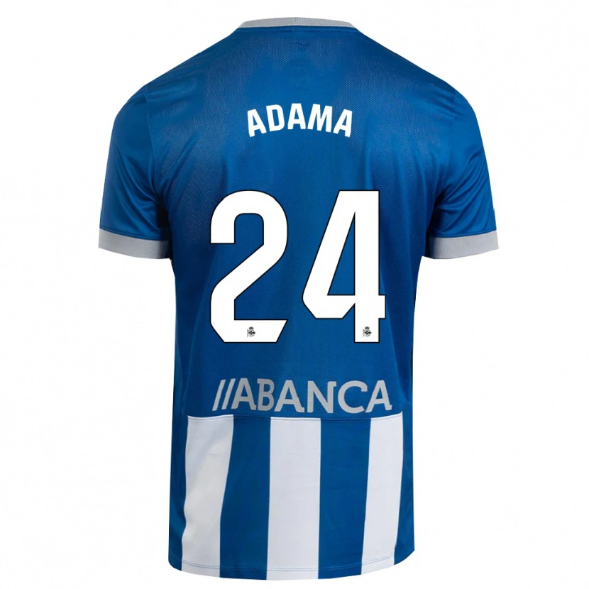Danxen Męski Adama Traoré #24 Niebieski Szary Biały Domowa Koszulka 2026/27 Koszulki Klubowe