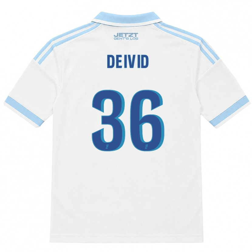 Danxen Męski Deivid Washington #36 Jasny Błękit Biały Czerwony Wyjazdowa Koszulka 2026/27 Koszulki Klubowe