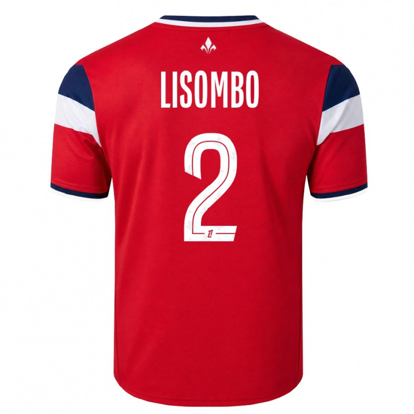 Danxen Męski Lougy Lisombo #2 Czerwony Biały Królewski Niebieski Domowa Koszulka 2026/27 Koszulki Klubowe