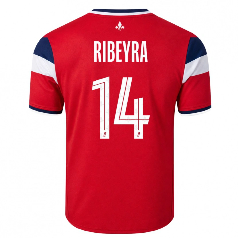 Danxen Męski Anaïs Ribeyra #14 Czerwony Biały Królewski Niebieski Domowa Koszulka 2026/27 Koszulki Klubowe