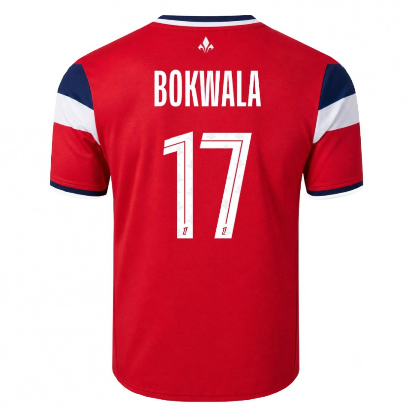 Danxen Męski Béni Bokwala #17 Czerwony Biały Królewski Niebieski Domowa Koszulka 2026/27 Koszulki Klubowe