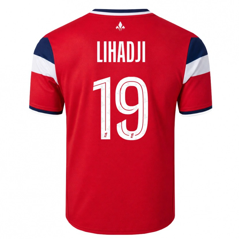 Danxen Męski Isaac Lihadji #19 Czerwony Biały Królewski Niebieski Domowa Koszulka 2026/27 Koszulki Klubowe
