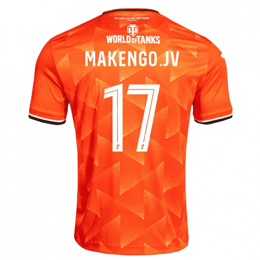 Danxen Męski Jean-Victor Makengo #17 Pomarańczowy Biały Czarny Domowa Koszulka 2026/27 Koszulki Klubowe
