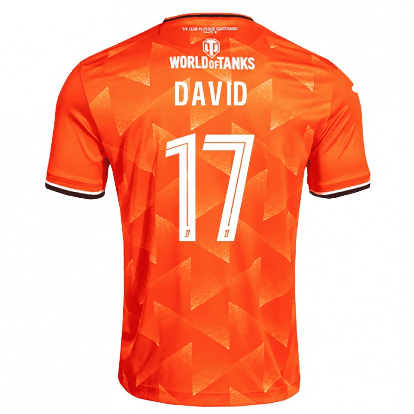 Danxen Męski Dune David #17 Pomarańczowy Biały Czarny Domowa Koszulka 2026/27 Koszulki Klubowe