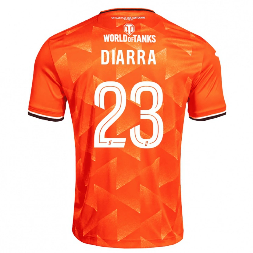 Danxen Męski Stéphane Diarra #23 Pomarańczowy Biały Czarny Domowa Koszulka 2026/27 Koszulki Klubowe