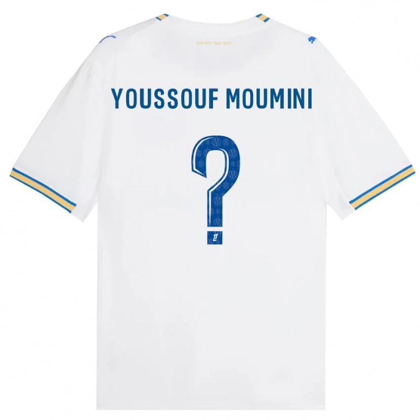 Danxen Męski Yakine Youssouf Moumini #0 Niebieski Biały Domowa Koszulka 2026/27 Koszulki Klubowe