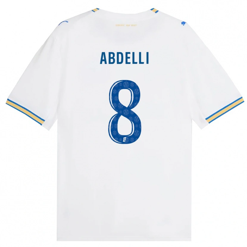 Danxen Męski Himad Abdelli #8 Niebieski Biały Domowa Koszulka 2026/27 Koszulki Klubowe
