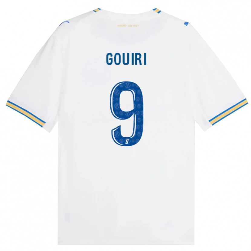 Danxen Męski Amine Gouiri #9 Niebieski Biały Domowa Koszulka 2026/27 Koszulki Klubowe