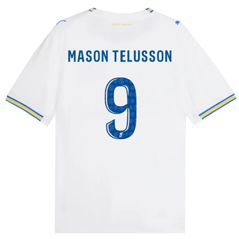 Danxen Męski Jah-Mason Telusson #9 Niebieski Biały Domowa Koszulka 2026/27 Koszulki Klubowe