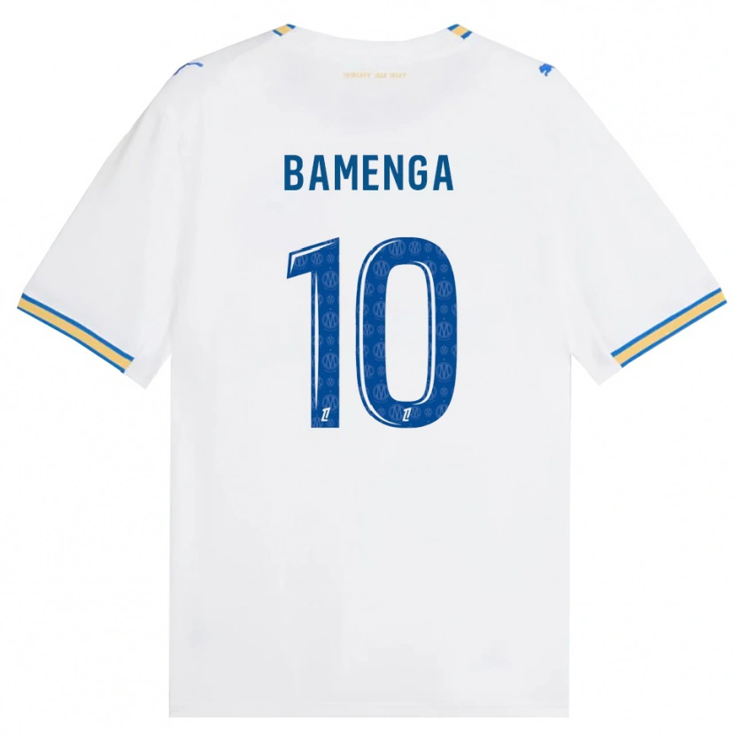 Danxen Męski Naomie Bamenga #10 Niebieski Biały Domowa Koszulka 2026/27 Koszulki Klubowe
