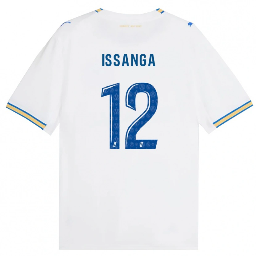 Danxen Męski Alexandre Issanga #12 Niebieski Biały Domowa Koszulka 2026/27 Koszulki Klubowe