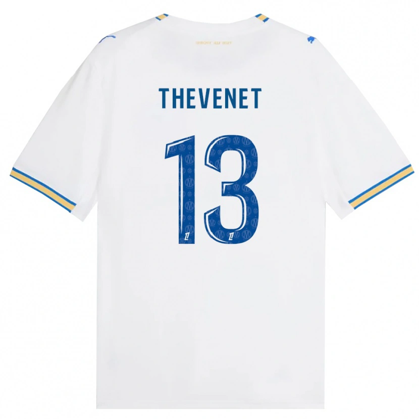 Danxen Męski Maxence Thevenet #13 Niebieski Biały Domowa Koszulka 2026/27 Koszulki Klubowe